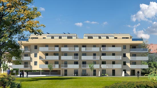 24 Eigentumswohnungen in bester Stadtlage in Graz (Geidorf) mit NIPZylindern von TOP-QUANT ©